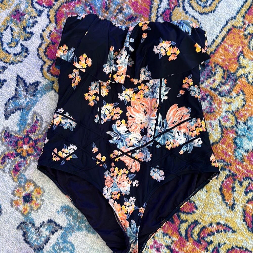 Bondeye Australia one piece strapless bathing swim suit